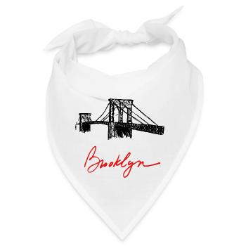 Brooklyn - Bandana - Weiß - Vorne