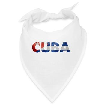 Kuba - Bandana - Weiß - Vorne