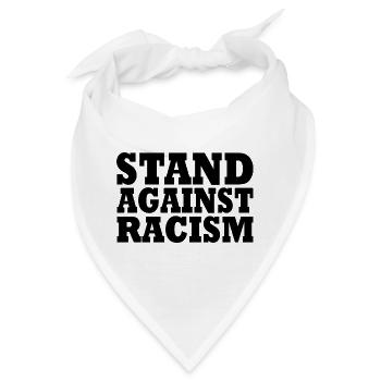 Stand against racism - Bandana - Weiß - Vorne