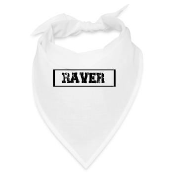 Raver - Bandana - Weiß - Vorne