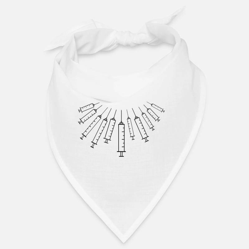 Spritzen (schwarz) Bandana