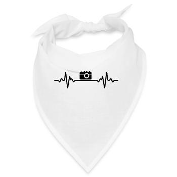 photographie movie camera - Bandana - Weiß - Vorne