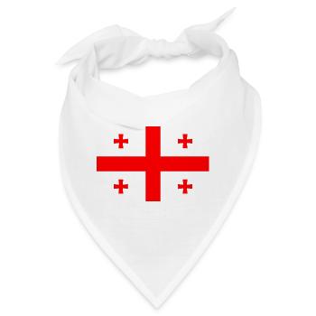 Georgien - Bandana - Weiß - Vorne