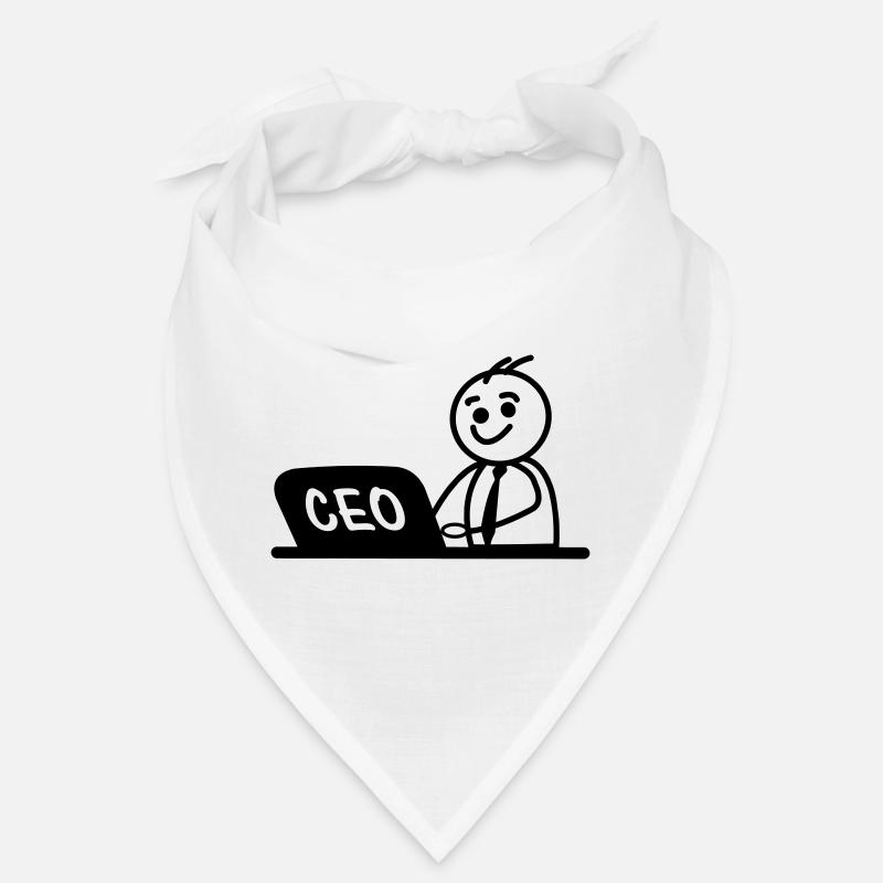 CEO von Arbeitslaptop Bandana