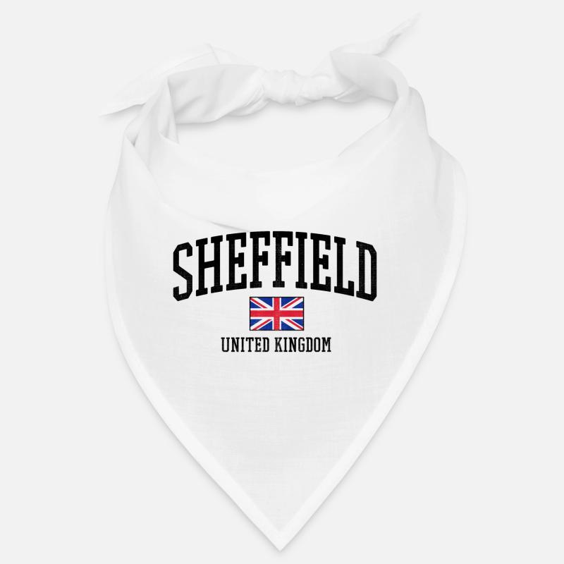 Sheffield, Royaume-Uni, drapeau vieilli Bandana