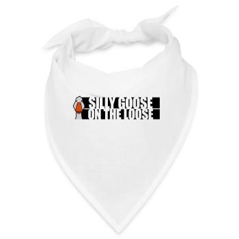 goose on the loose - Bandana - Weiß - Vorne