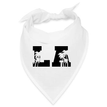 LA Palmen Los Angeles - Bandana - Weiß - Vorne