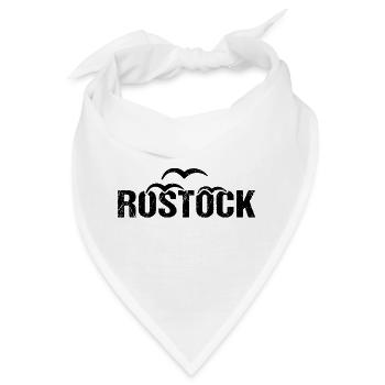 Rostock Ostsee Hansestadt Rostock - Bandana - Weiß - Vorne