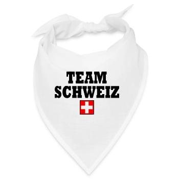 Team schweiz - Bandana - Weiß - Vorne