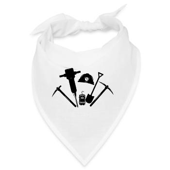 Miner-Tools - Bandana - Weiß - Vorne
