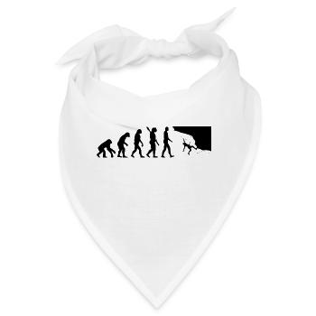 Evolution Graphic Climbing Climber Bouldering Boul - Bandana - Weiß - Vorne