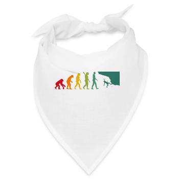 Evolution Graphic Climbing Climber Bouldering Boul - Bandana - Weiß - Vorne