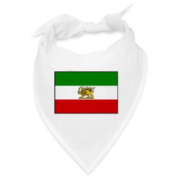 IRAN FLAGGE - Bandana - Weiß - Vorne
