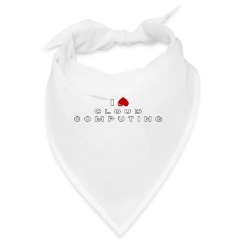 Ich hasse Cloud Computing - Bandana - Weiß - Vorne