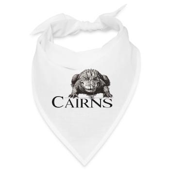 Cairns Aligator - Bandana - Weiß - Vorne