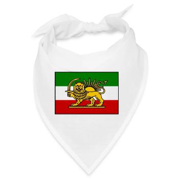 Iran iranische flagge - Bandana - Weiß - Vorne