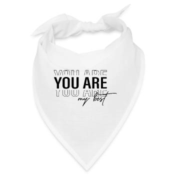 Ihr seid mein Bestes - Bandana - Weiß - Vorne