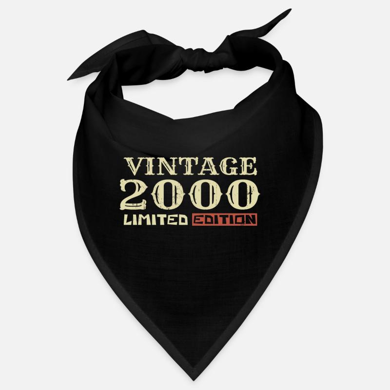 2000 Vintage: Einzigartiges Retro-Geschenk zum 24-jährigen Jubiläum Bandana