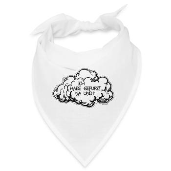 Ich habe Gefurzt - Bandana - Weiß - Vorne