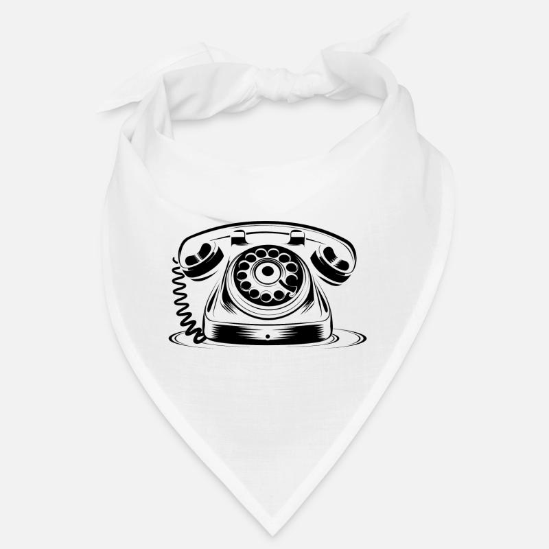 Dessin de téléphone à l’ancienne Bandana