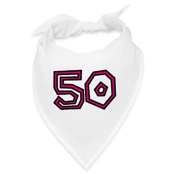 50 - Bandana - Weiß - Vorne