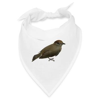 Mönchsgrasmücke Weibchen - Bandana - Weiß - Vorne