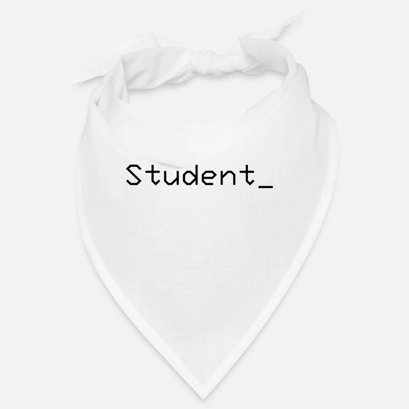 Student_ Logo Noir Bandana