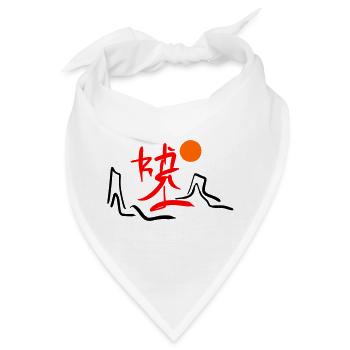 asia stuff - Bandana - Weiß - Vorne