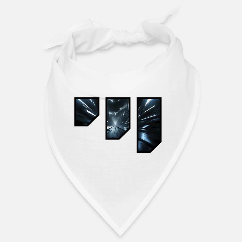 Futuristic Sci-Fi Corridor Design Bandana