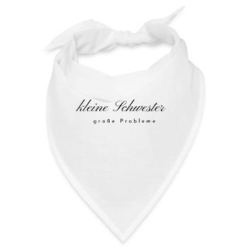 kleine Schwester - Bandana - Weiß - Vorne
