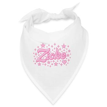 spitzname Spruch / typisch y2k design - Bandana - Weiß - Vorne