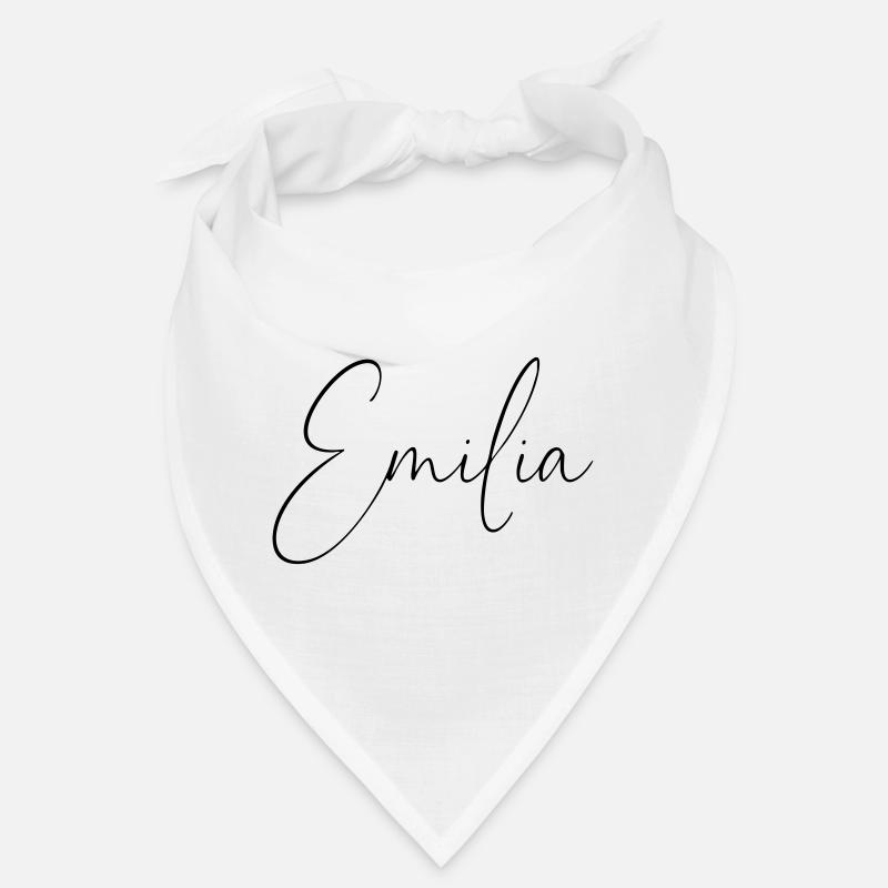 Emilia / Handwriting Design Personalized Bandana