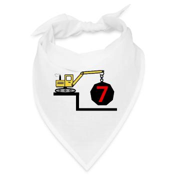 Bagger - Bandana - Weiß - Vorne