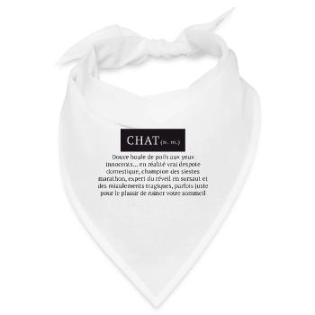 Hauskatze Definition katzenartiger Despot - Bandana - Weiß - Vorne