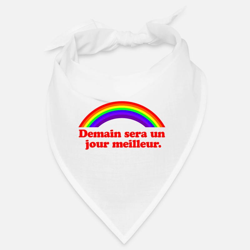 Tomorrow Will Be a Better Day - Rainbow Bandana