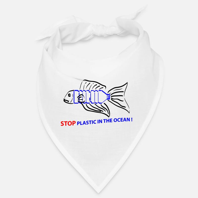 Fish and plastic Bandana