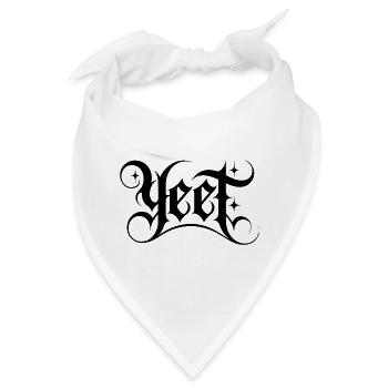 Yeet - Funny Gen Alpha Memes - Bandana - Weiß - Vorne