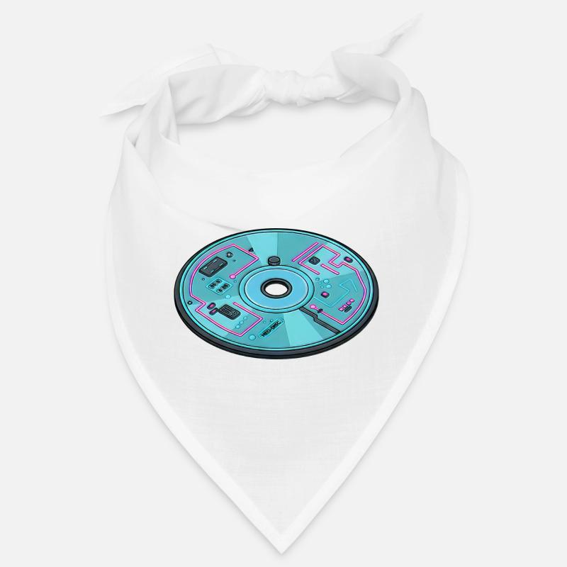 Digital Future Computer 90s Retro Design Bandana