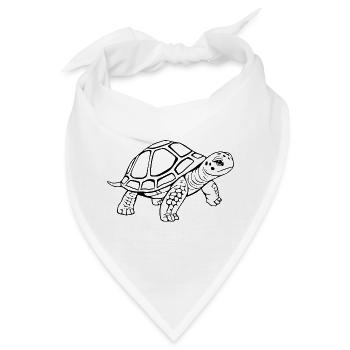 Schildkröten Schildkröten - Bandana - Weiß - Vorne