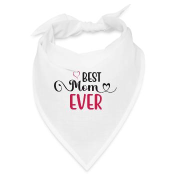 Die beste Mutter aller Zeiten - Bandana - Weiß - Vorne
