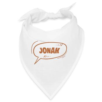 Vorname Jonah - Bandana - Weiß - Vorne