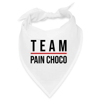 Team Schokoladenbrot - Bandana - Weiß - Vorne