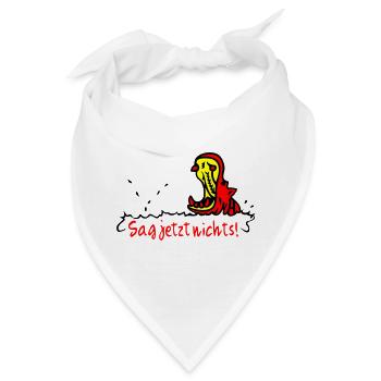 Hippo - Bandana - Weiß - Vorne