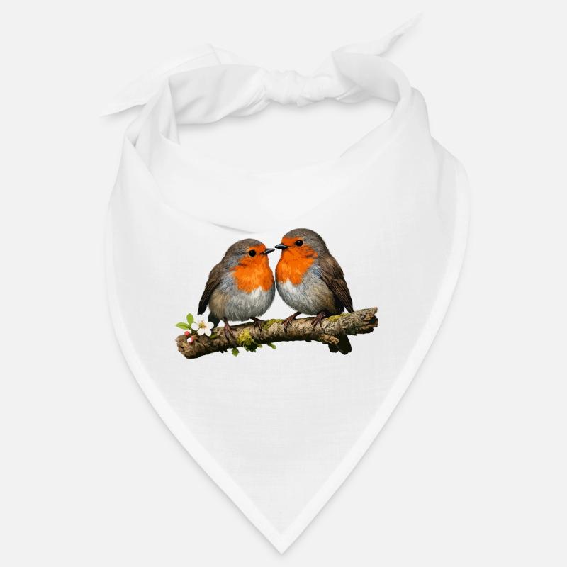 Duo Red Robin sur la branche Bandana