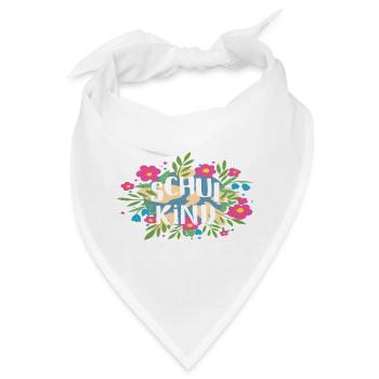 Schulkind  - Bandana - Weiß - Vorne
