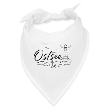 Ostsee - Bandana - Weiß - Vorne