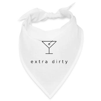 Extra dirty martini - minimalist bartender - Bandana - Weiß - Vorne