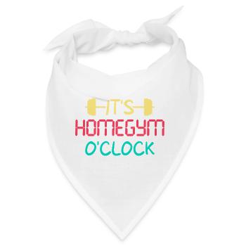 Fitness Fanatics Homegym O´Clock Calisthenics Gym - Bandana - Weiß - Vorne