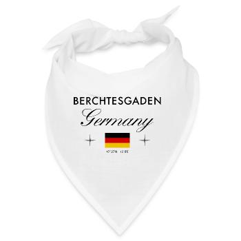 Berchtesgaden Deutschland Koordinaten Reise - Bandana - Weiß - Vorne