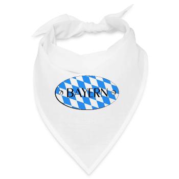 Bayern  - Bandana - Weiß - Vorne